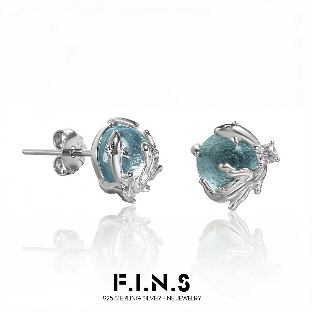 Statement Earrings Oversized - أقراط أنيقة من الفضة الإسترلينية عيار