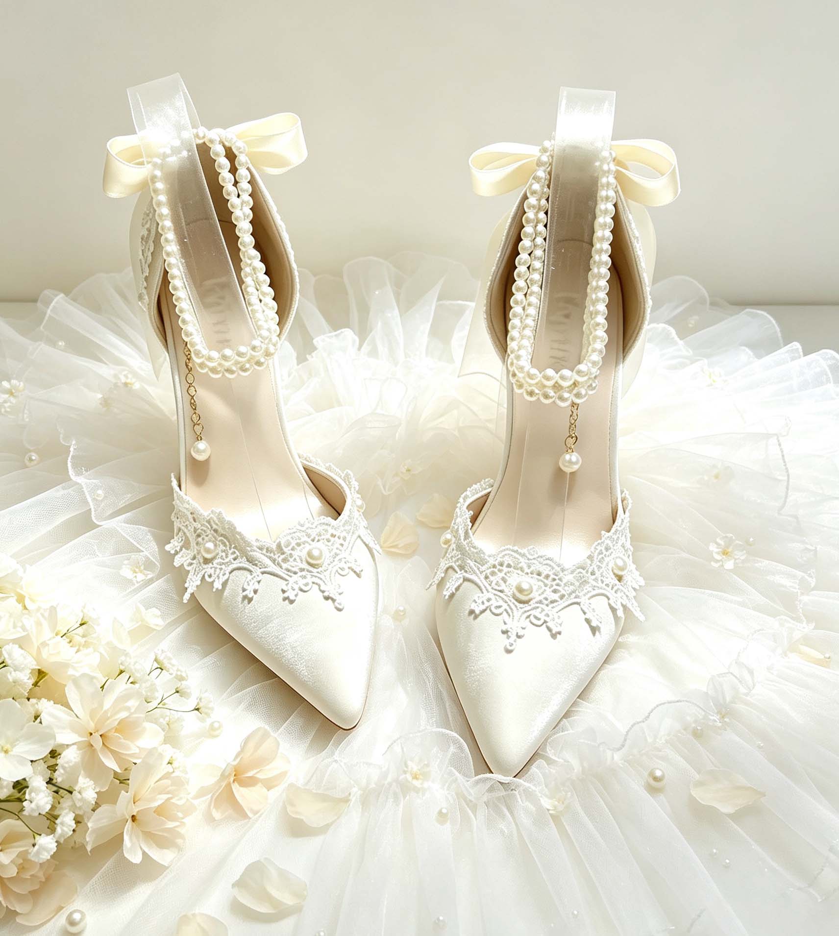 Women'S Accessories For Shoes - أحذية نسائية ذات كعب عالٍ مزينة