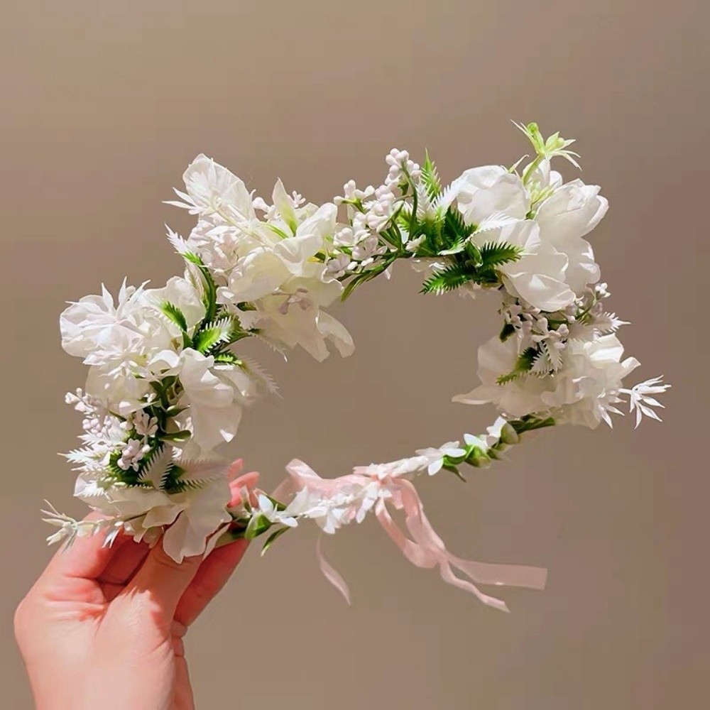 Women'S Hair Accessories Wedding - عصابة رأس زهرية ملونة للنساء لحفلات