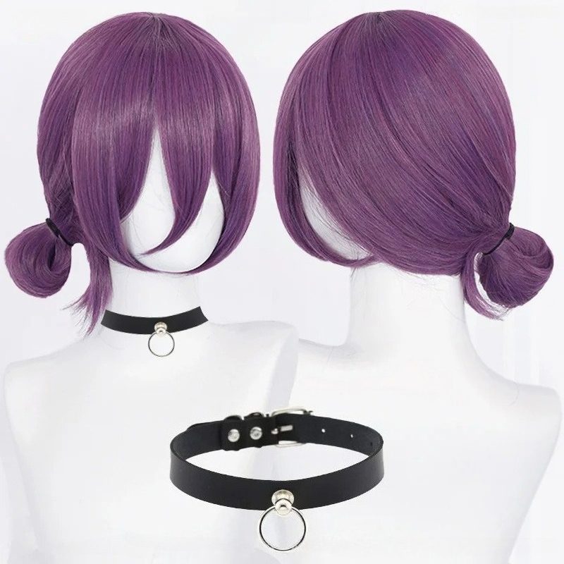 Women Knight Accessories - أنيمي Reze شعر مستعار تأثيري 45