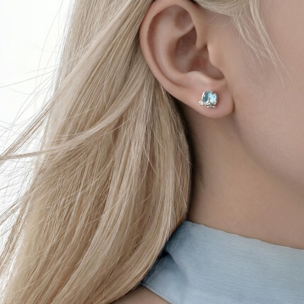 أقراط أنيقة من الفضة الإسترلين - مراجعة Statement Earrings Oversized وسعره