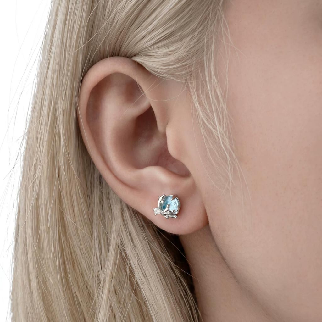 أقراط أنيقة من الفضة الإسترلين - مراجعة Statement Earrings Oversized وسعره
