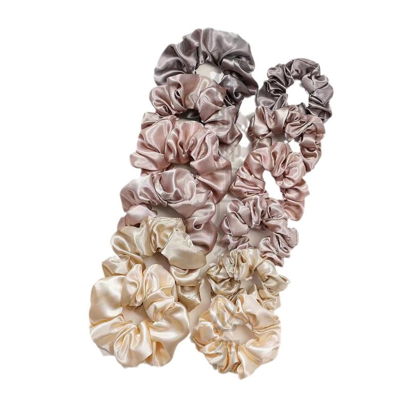 12 قطعة من ربطات الشعر الناعمة - مراجعة Scrunchie Satin Set وسعره