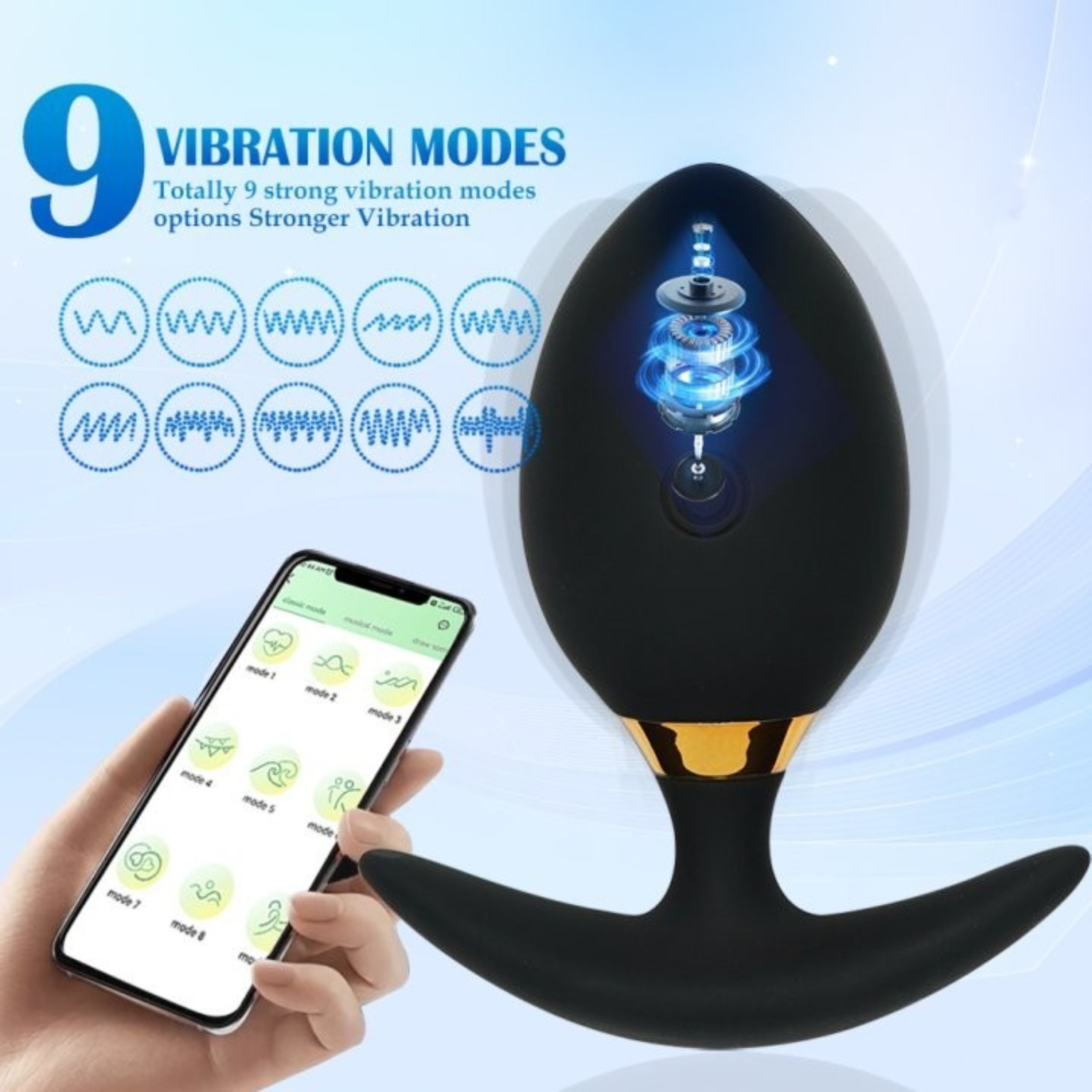 هزاز شرجي على شكل قضيب للتحكم  - مراجعة Women Accessories App وسعره