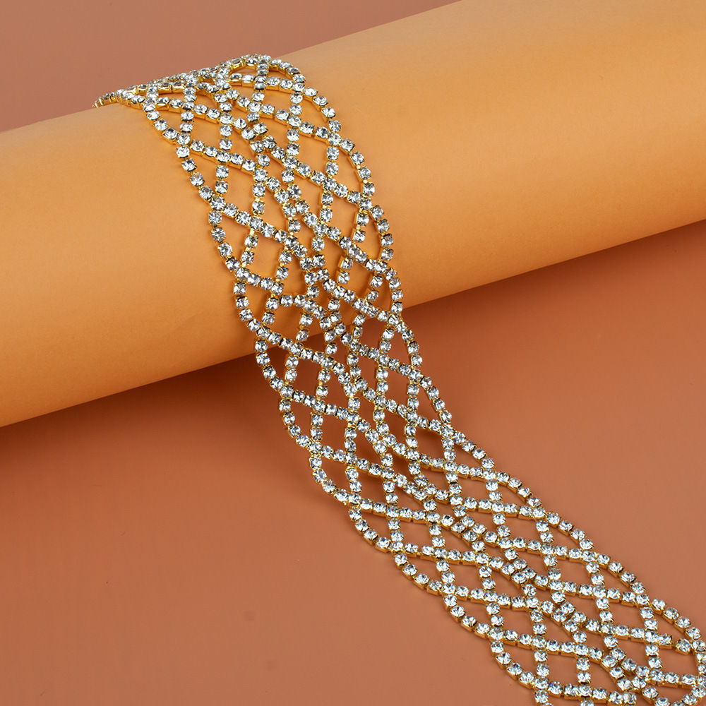 قلادة نسائية بتصميم سلسلة مرصع - مراجعة Women'S Accessories Amazon وسعره