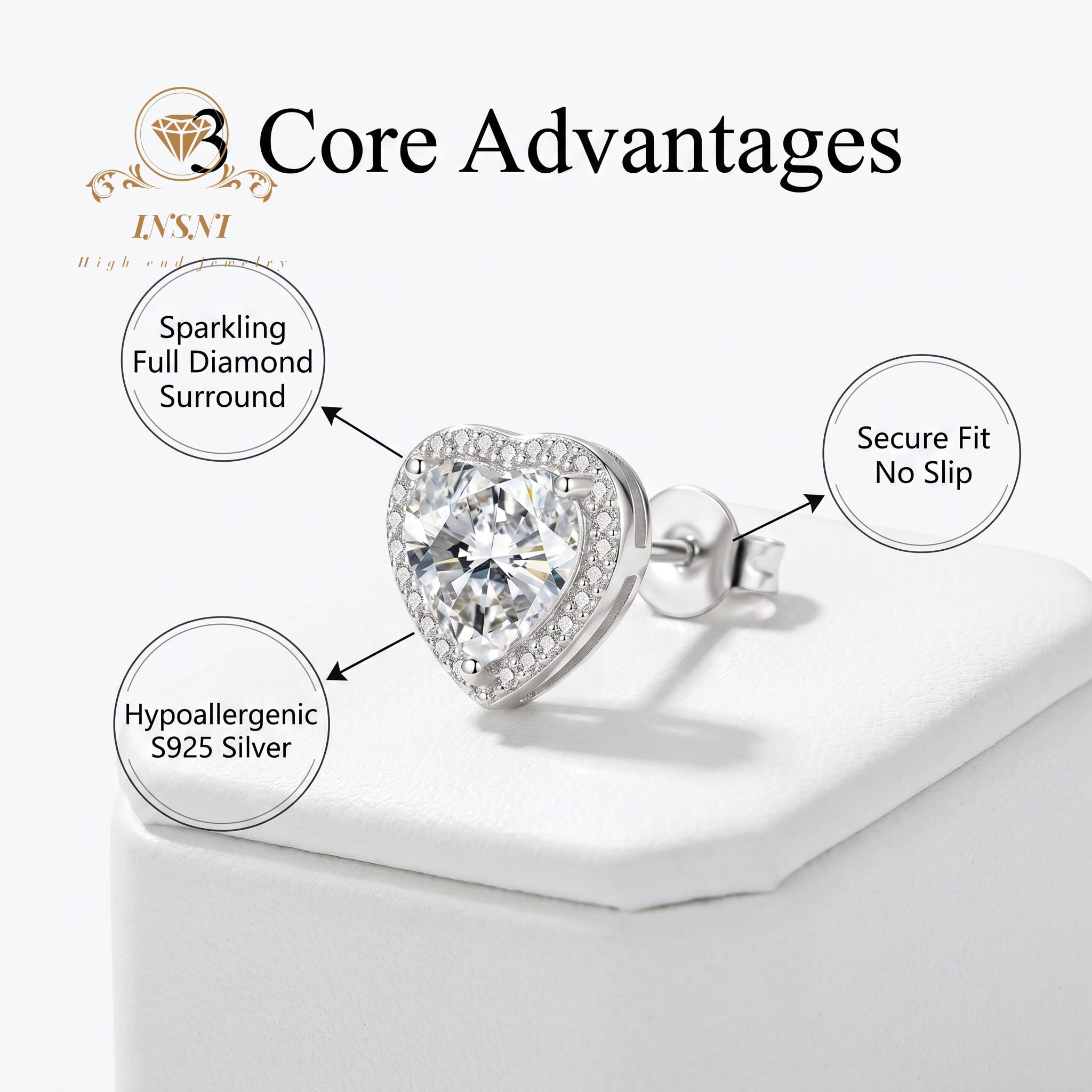 أقراط فضية عيار 925 على شكل قل - مراجعة Women'S Affordable Accessories وسعره