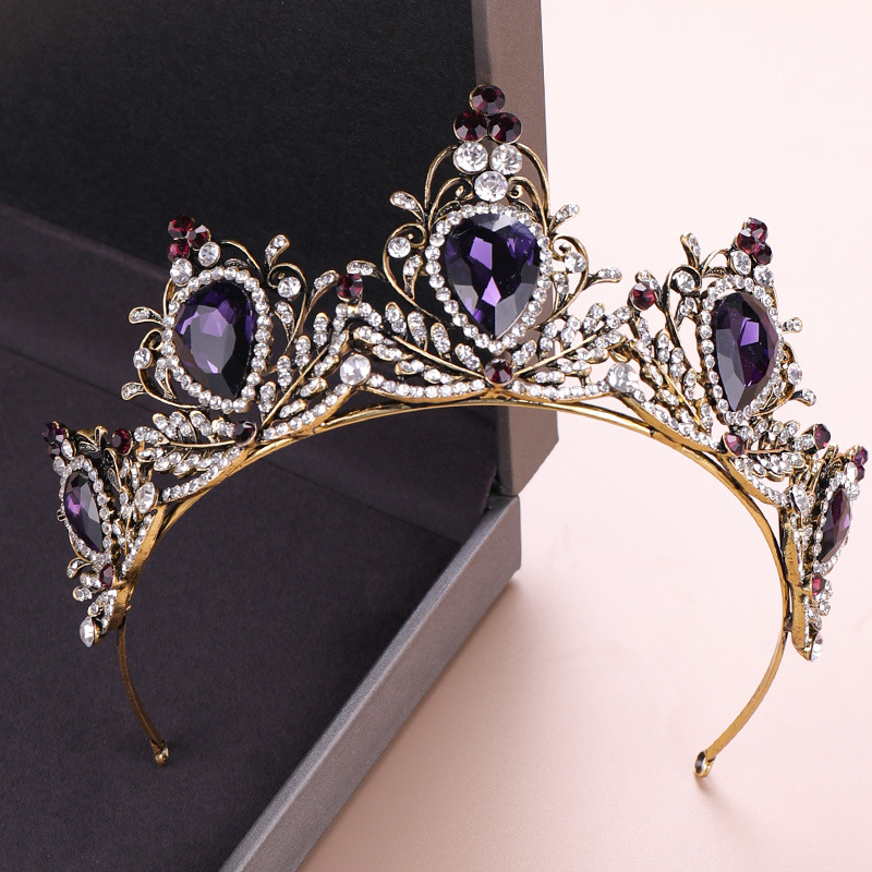 تاج أنيق للرأس بتصميم باروكي ع - مراجعة Women'S Hair Accessories Wedding وسعره