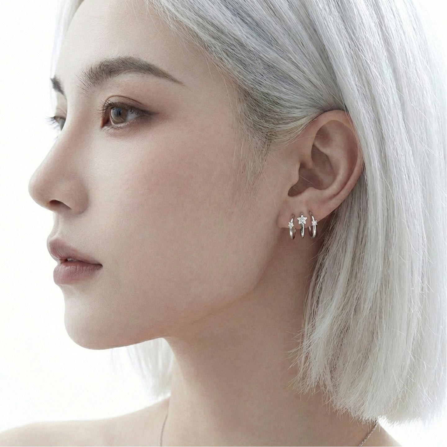F.I.N.S الأصلي الحد الأدنى الث - مراجعة Statement Earrings Oversized وسعره