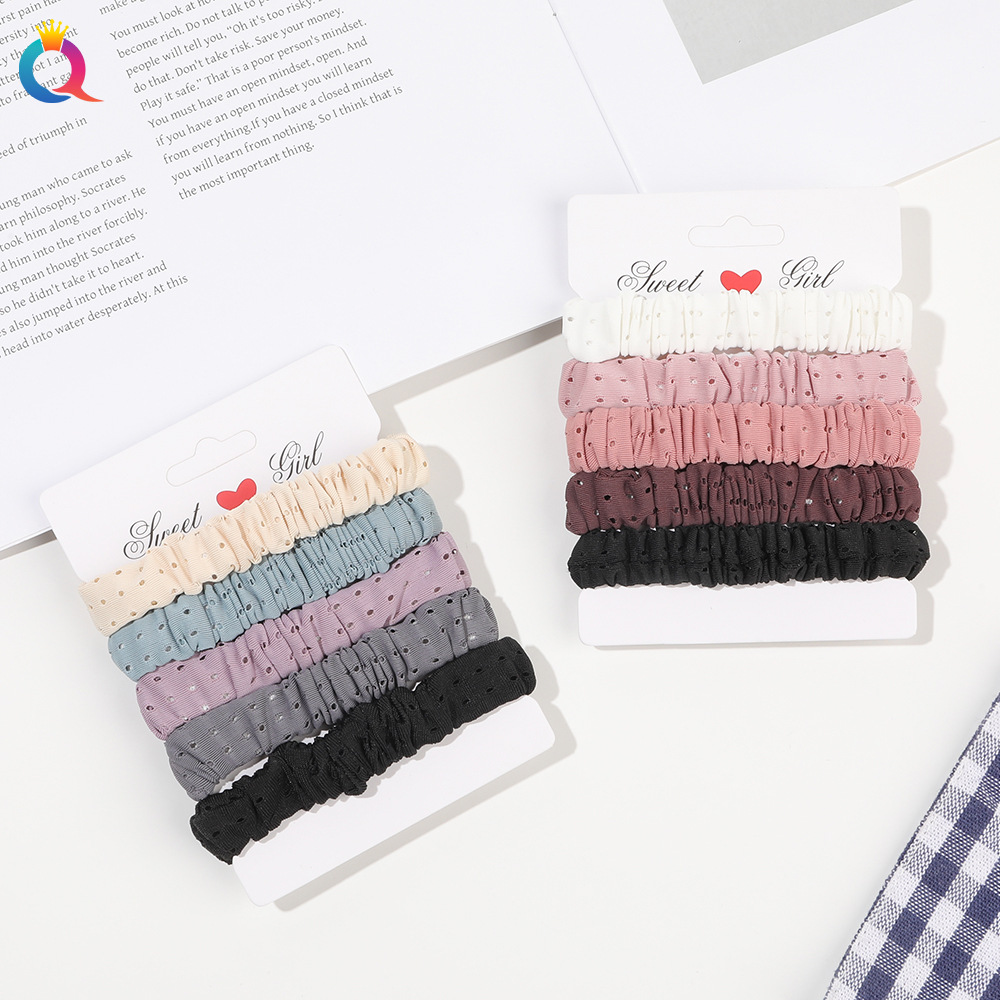 مجموعة ربطات شعر من الساتان، م - مراجعة Scrunchie Satin Set وسعره