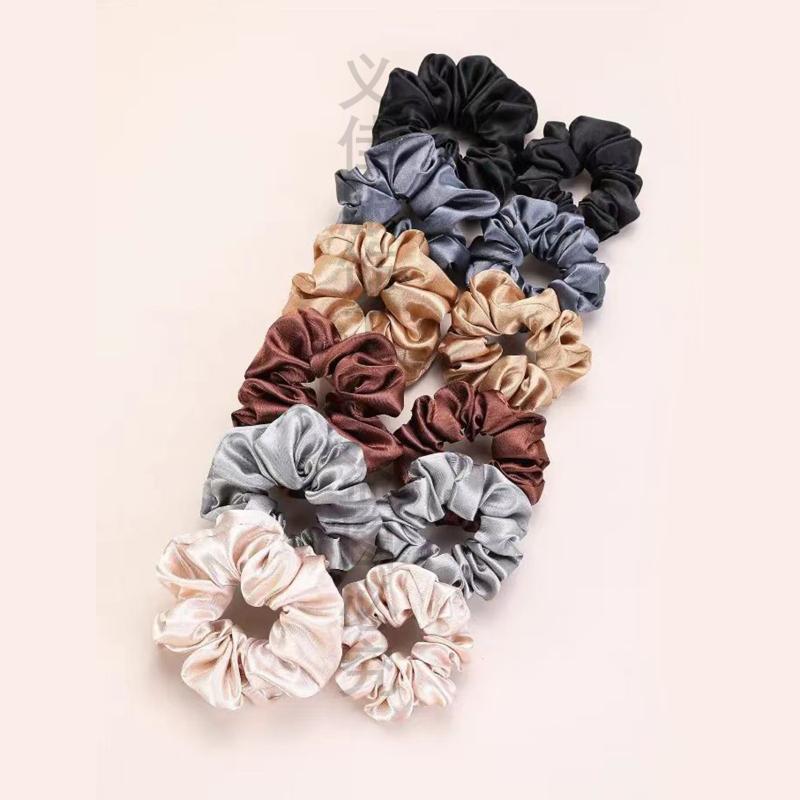 12 قطعة من ربطات الشعر الناعمة - مراجعة Scrunchie Satin Set وسعره