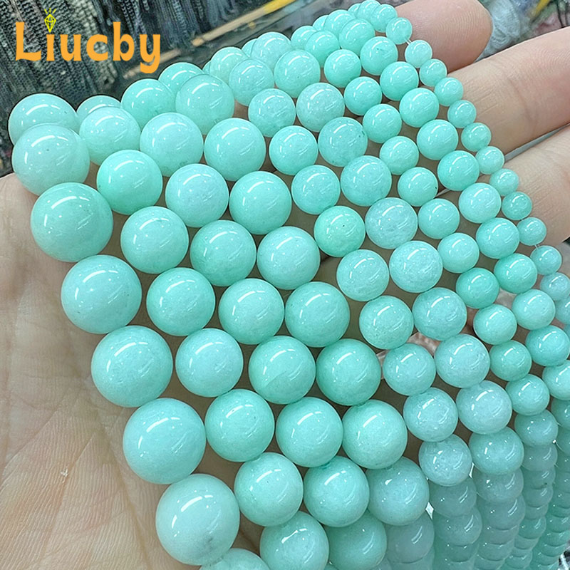 خرز من حجر الكالسيدوني الأخضر  - مراجعة Women'S Accessories Amazon وسعره