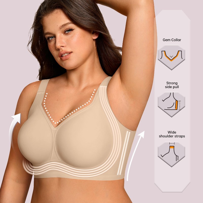 حمالة صدر نسائية لاسلكية بمقاس - مراجعة Woman Accessory وسعره