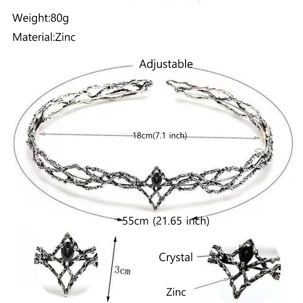 تيجان شعر كلاسيكية قابلة للتعد - مراجعة Women Knight Accessories وسعره