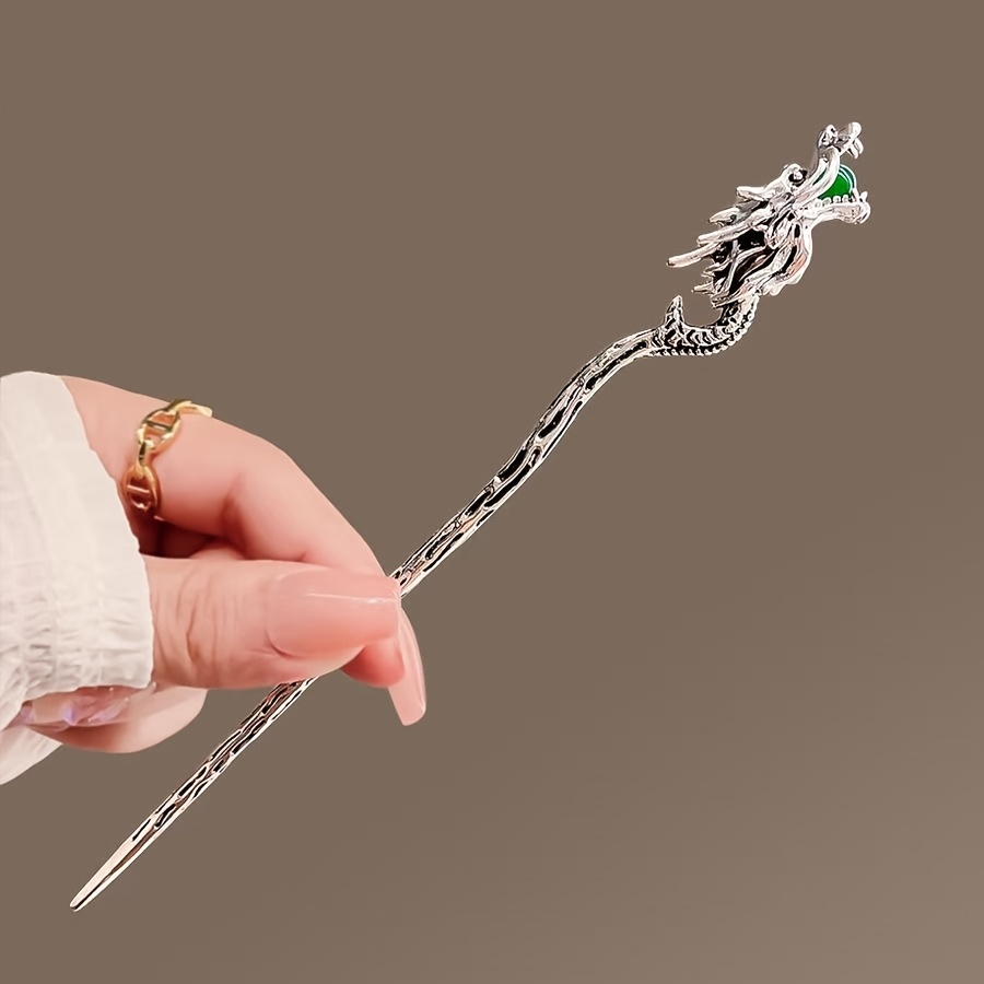 1 قطعة دبوس شعر على شكل تنين ع - مراجعة Women Knight Accessories وسعره