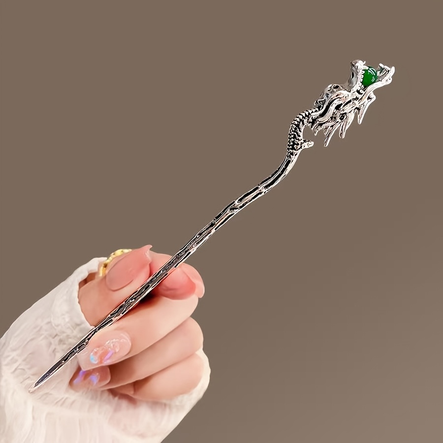 1 قطعة دبوس شعر على شكل تنين ع - مراجعة Women Knight Accessories وسعره