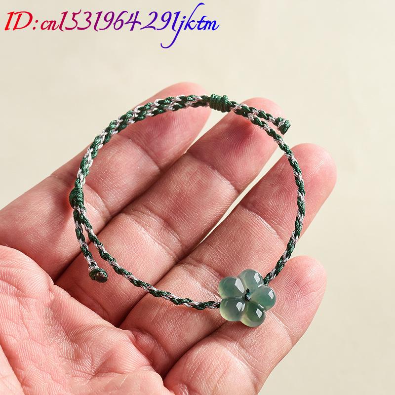 سوار زهرة اليشم البورمي الطبيع - مراجعة Woman Accessory وسعره