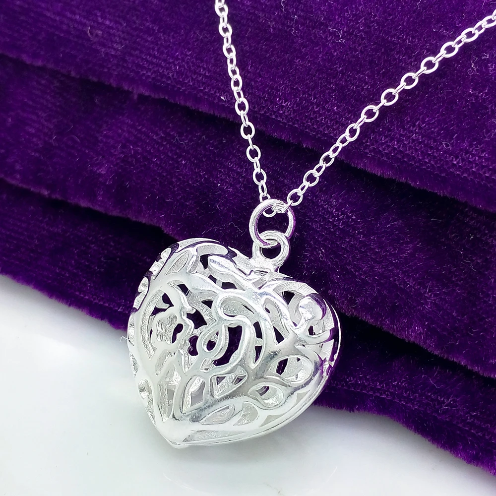 قلادات وأقراط على شكل قلب مجوف - مراجعة Women'S Affordable Accessories وسعره