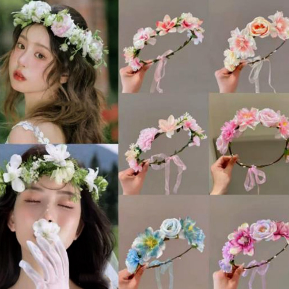 عصابة رأس زهرية ملونة للنساء ل - مراجعة Women'S Hair Accessories Wedding وسعره