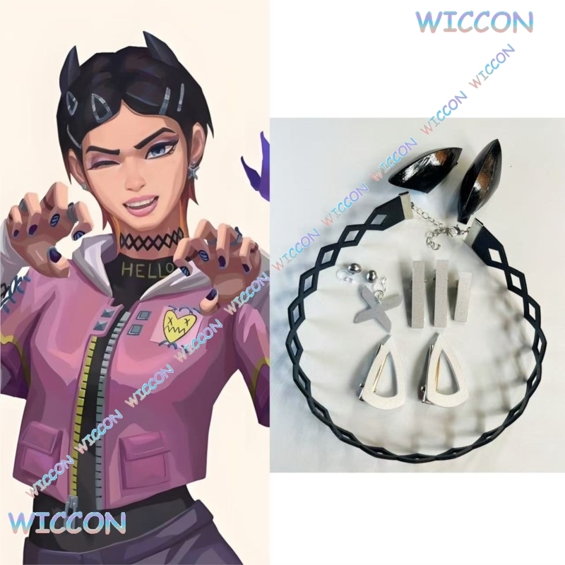 Valorant القرنفل كليب طوق الفر - مراجعة Women Knight Accessories وسعره
