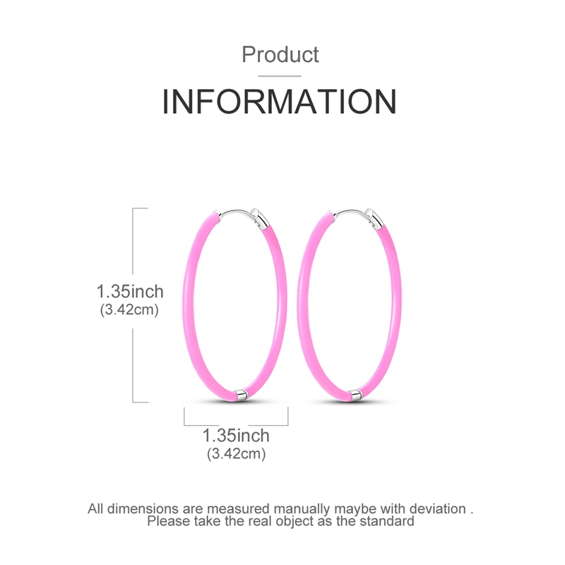 925 فضة أقراط النساء تألق الور - مراجعة Statement Earrings Oversized وسعره