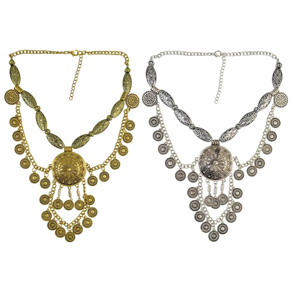 طقم قلادة شوكر كبيرة وأقراط بو - مراجعة Statement Earrings Oversized وسعره