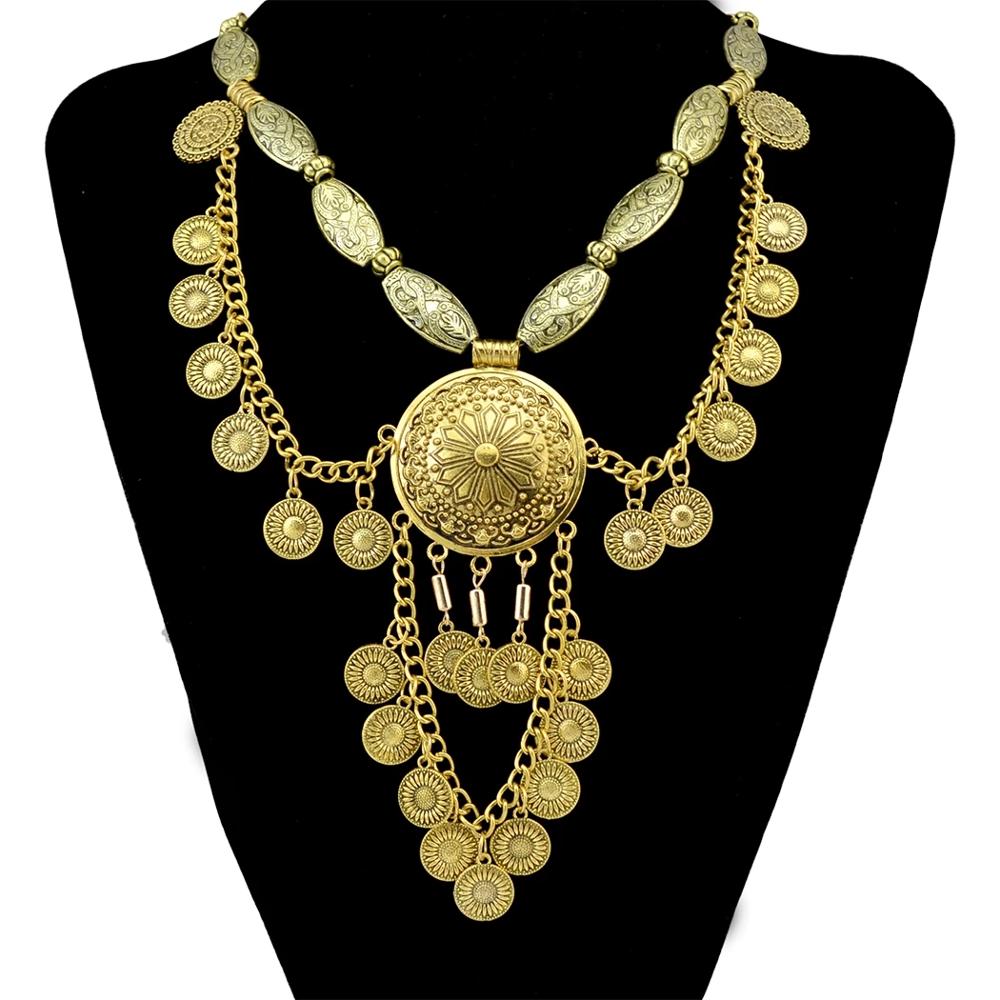 طقم قلادة شوكر كبيرة وأقراط بو - مراجعة Statement Earrings Oversized وسعره